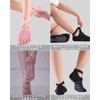 TOPIKE Pilates Socks, Yoga Socks, 5 Toes, Anti-Slip, Breathable, Durable,