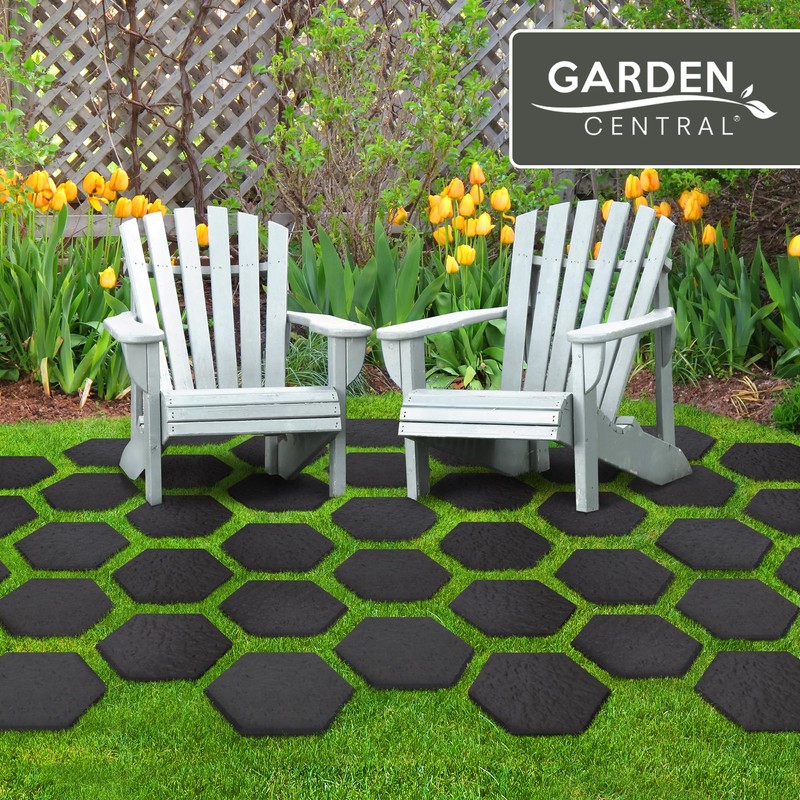 Garden Central 10 Pack 13" x 15" Stomp Hex Decorative