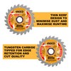INGCO 2-Pack 140mm Ultra-thin TCT Saw Blade Set 24T, 20mm
