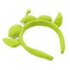 Tiardey Alien Headband Three Eyes Weird Headband Elastic Headband for