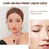 Waterproof Liquid Eyeliner Pen for Beginners, Ultra-Fine Tip Smudge-Proof Long-Lasting