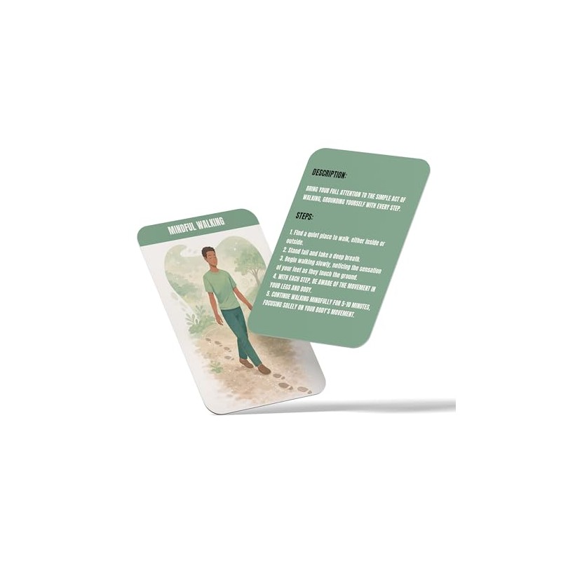 Tarjetas Ejercicio Terapia Somática Herramientas Regulación Sistema Nervioso Aliviar Ansiedad