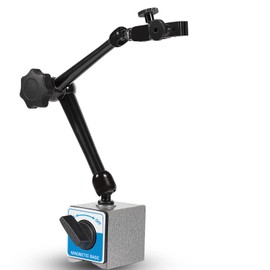 Upgrade Version DG61003 Regular Duty Dial Gage Holder Mag Base w/Metal Fine Adjustment Replace for Noga