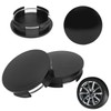 Tissting 4 Pcs Wheel Hub Caps Outer Diameter 57mm 50mm
