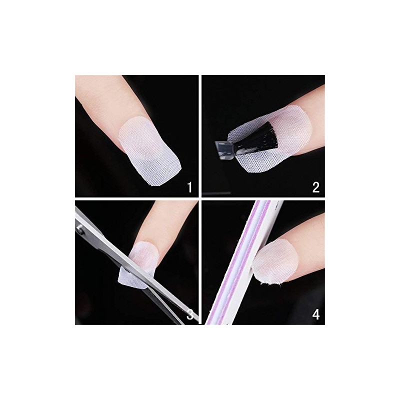Self Stick Fiberglass Silk Wrap for Nail Repair Protector Nail