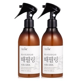 Touch Me Peeling Large Capacity Black Sugar Body Scrub 300ml (2 pieces) / 터치미 때필링 대용량 블랙슈가 바디스크럽 300ml 2개