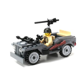 Battle Brick WW2 4 x 4 Utility Vehicle Custom Set