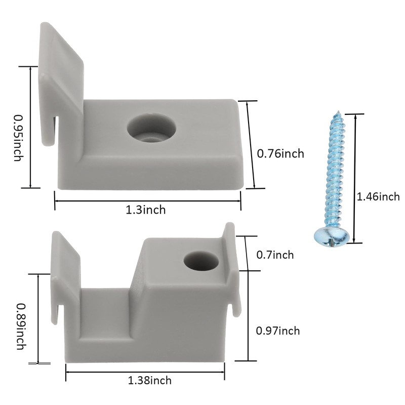 Shower Door Bumpers for Glass Doors,3-Pack
