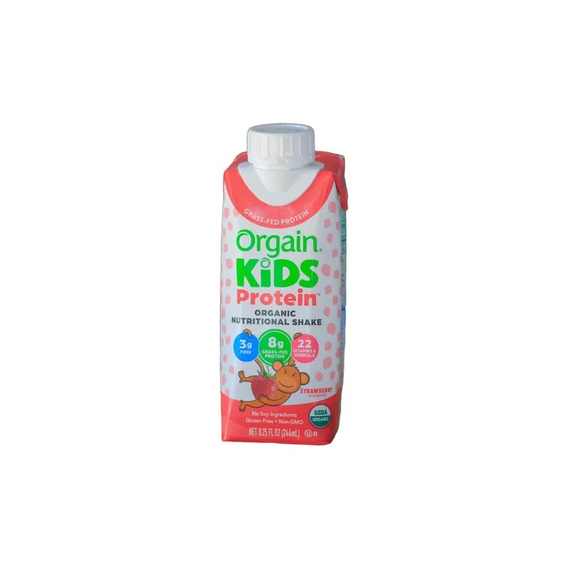 Orgain Kids Protein Strawberry 244ml