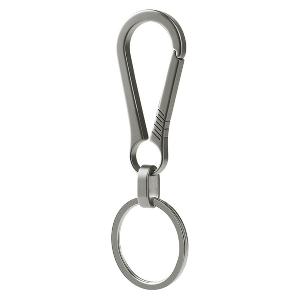 Titanium Carabiner Keychain Multi Functional Lightweight Outdoor Keychain Minimalist Key