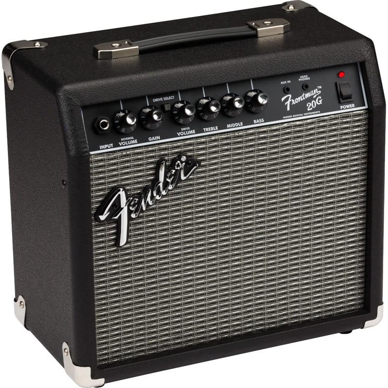 Fender Frontman 20G Guitar Combo Amplifier - Black Bundle with