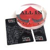 ChipDaddy 3" Acrylic All-In Button - Red Spade Dealer Marker