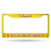 VMI Keydets (Set of 2) Yellow Painted Chrome Metal License