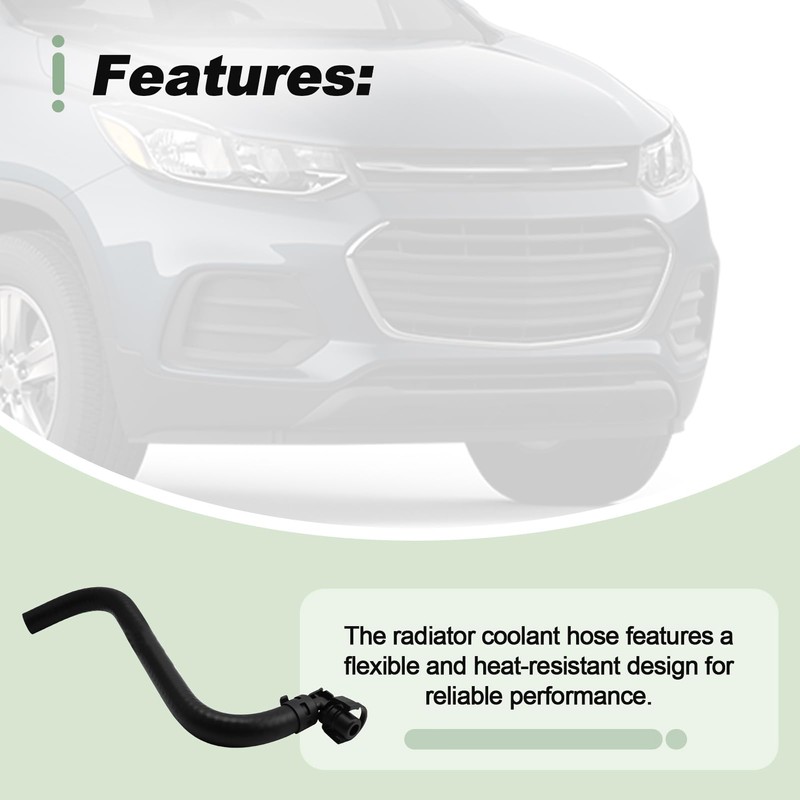 Engine Coolant Reservoir Air Bleed Hose Radiator Pipe Compatible with