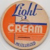 Milk Bottle Cap - LIGHT CREAM - generic cap - PASTEURIZED