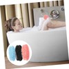 PACKOVE 3Pcs Silicone Body Scrubber Double Sided Exfoliating Bath Brush