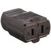 Leviton Polarized Straight Blade Swivel Triple Cube Tap Cord Connector,