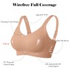 OEAK Womens Seamless Push Up Bras No Underwire Full Coverage