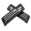 Duokon 1 Pair Saddlebag Latch Covers, Aluminum Motorcycle Latch Covers