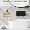 Strong Suction Cup Shower Caddy Bathroom Shelf Storage Stainless Steel