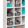 WYT 12-Pack Plastic Small Shelf Storage Weave Baskets for Organizing,