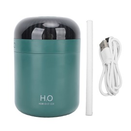 Mini Humidifier with Colorful Light 500ml USB Powered Low Noise Operation Mist Humidifier for Car Bedroom Office Travel Green