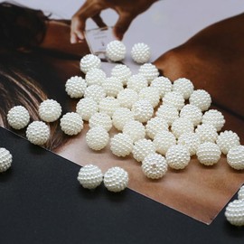 FSSTUD 200 Pcs 12mm Acrylic Berry Beads Round Combined Beads Imitation Pearl Craft Beads Bracelet Necklace Making Beads for DIY Jewelry Making