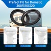 RV Toilet Seal 2-Pack, Flush Ball Seal Gasket Replacement for