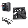 Serounder 100mm x 25mm PWM Computer PC Case Fan, 4pin