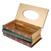 NiHome Tissue Box Cover Rectangular,Wood Box Rustic Tissue Holder Ideal