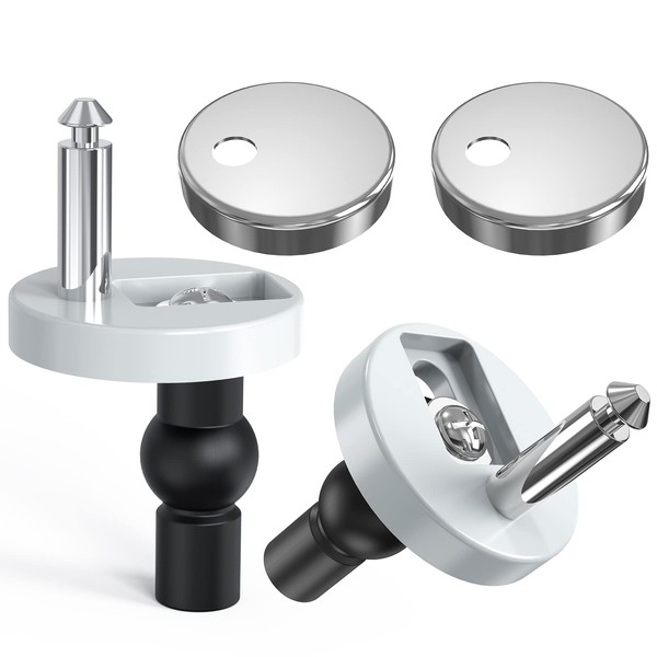 Upgrade Toilet Seat Fixings Quick Release, Ancable Universal Toilet Seat
