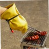 Ipetboom 1 Pair Heat Resistant Scalding Grill Gloves Mitts for