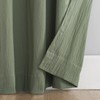 Archaeo Washed Cotton Twist Tab Curtain, 52" x 63", Moss