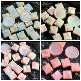 24 Colors 96 Pieces 4 Each Sealing Wax Cube Square Sealing Stamp Rainbow Sealing Wax Letters Wedding Invitations