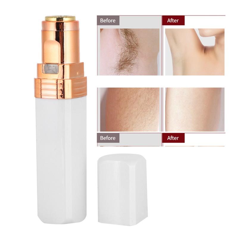 Compact Cute Lipstick Shape Mini Electric Hair Remover Face Body