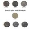 Pack of 120 Sandpaper 125 mm Velcro Wet and Dry