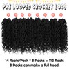 Fulcrum Goddess Locs Crochet Hair 12 Inch, 8 Packs New
