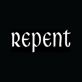 Ranger Products Repent Sticker Religious Christian Jesus Decal Laptop - Die Cut Vinyl Decal for Windows, Cars, Trucks, Tool Boxes, laptops, MacBook - virtually Any Hard, Smooth Surface