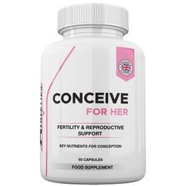 Conceive for Her 60 Capsules Women's Fertility Supplement - Vitamins & Minerals Plus Key nutrients