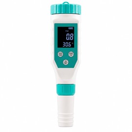 7-in-1 Digital Pool Water Tester for Maintenance – pH, Chlorine, ORP, TDS, EC, Salinity & Temperature Meter for Pools, Spas & Hot Tubs