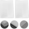 3 Fundas Impermeables Transparentes Para Cuadernos A5 Protector De Libros