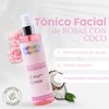 Vemare Cosmetics Tónico Facial De Rosas Con Coco Piel Hidratada