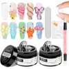 SUPWEE Solid Builder Gel - 2PCS Clear 3d Gel for
