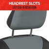 Motor Trend AquaShield Waterproof Front Seat Covers, Gray Seat Covers