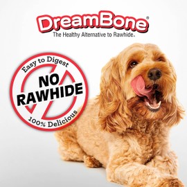 DreamBone Dreambone Triple Flavor Twisties, 25 Count, Rawhide-Free Dog Chews Made with Real Beef, Pork & Chicken, 7.05 Ounce (Pack of 1)