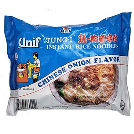 Tung-I Instant Rice Noodles Chinese Onion Flavor 2.18oz (10 Pack)