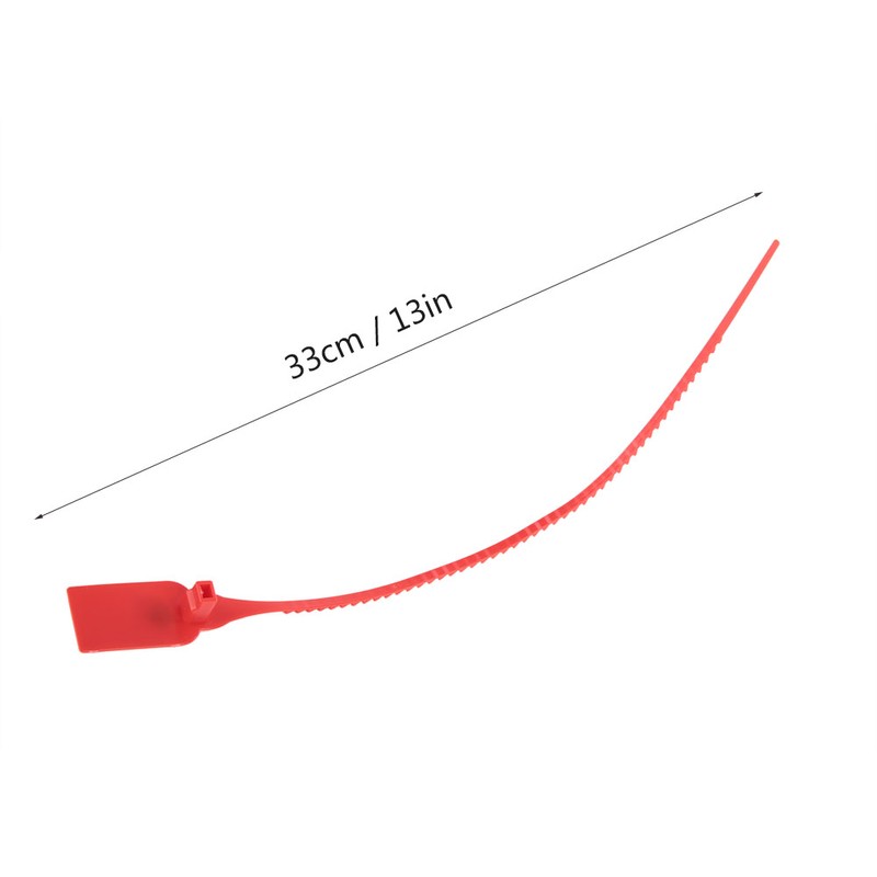 100Pcs Plastic Disposable Zip Ties Self locking Tie Suitcase Shoes