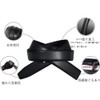 Nelbons Men's Belt Replacement, Buckle, No Holes, Genuine Leather, Long