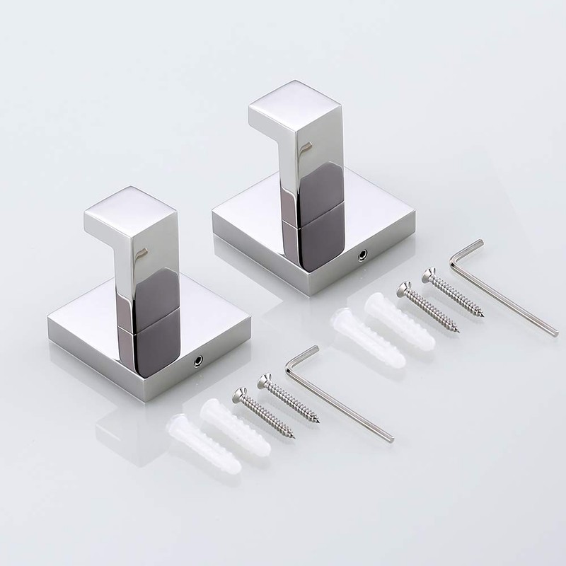 TURS Single Towel / Robe Hook Clothes Hooks For Bathroom