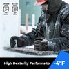 toolant NITRILE Fully-soaked Winter Work Gloves(knitwrist), Black,2XL, 1pcs